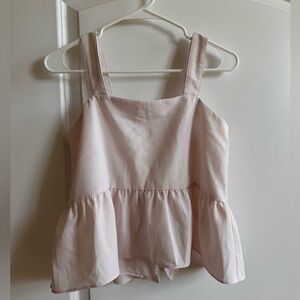 pink babydoll top
